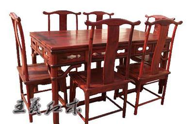 手工雕刻手工打磨红木餐桌哪家好 泰安王义古典红木家具